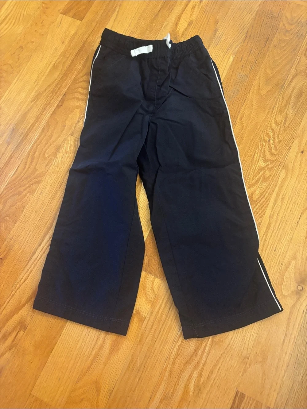 Black Wind Pants/Swish Pants (Size 3T)